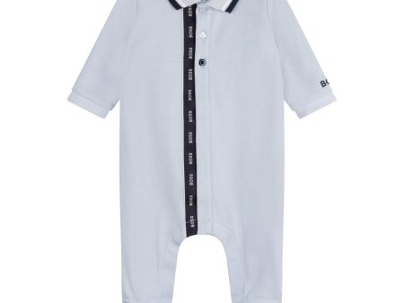 HUGO BOSS - Babygrow - Blue Supply