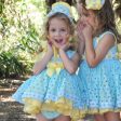 LA AMAPOLA - Valeria Baby Dress & Knickers - Yellow Fashion