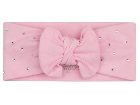 LITTLE A - Jeanie Pastel Hearts Headband - Pink Online now