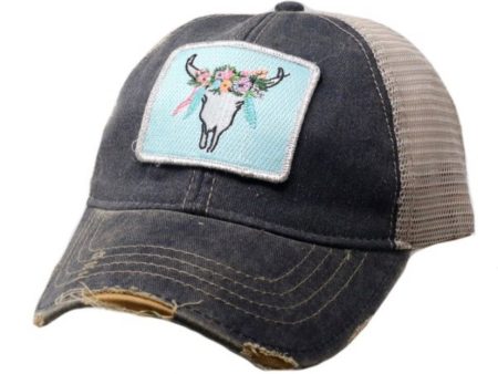 Steer Patch Ball Cap Online Hot Sale