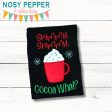 Shimmy Shimmy Cocoa applique machine embroidery design (4 sizes included) DIGITAL DOWNLOAD on Sale