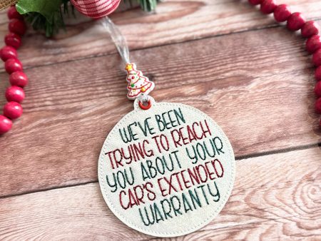 We ve Been Trying to Reach You About Your Car s Extended Warranty Ornament DIGITAL DOWNLOAD Fashion