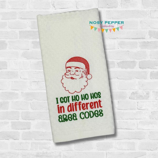 I Got Ho Ho Hos machine embroidery design (4 sizes included) DIGITAL DOWNLOAD Online Hot Sale