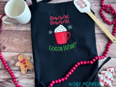 Shimmy Shimmy Cocoa applique machine embroidery design (4 sizes included) DIGITAL DOWNLOAD on Sale