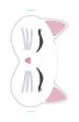 Cat Sleep Mask machine embroidery design (2 sizes included) DIGITAL DOWNLOAD Hot on Sale