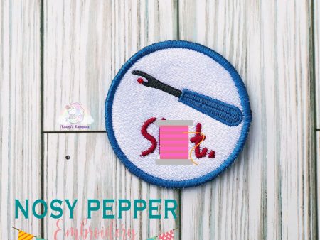 Sh!t Seam Ripper patch machine embroidery design (2 sizes included) DIGITAL DOWNLOAD Online now