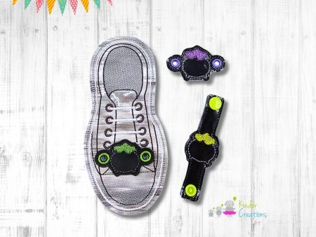 Cauldron Shoe Charms machine embroidery design single and multi files (3 versions included) DIGITAL DOWNLOAD Hot on Sale