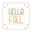 Hello Fall ITH tray and wipe set machine embroidery design (includes 2 sizes of trays and wipes) DIGITAL DOWNLOAD Online Hot Sale