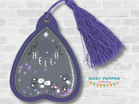 Planchette applique shaker bookmark bag tag ornament machine embroidery file DIGITAL DOWNLOAD Hot on Sale