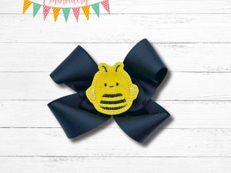 Bee Squishy feltie embroidery file (single and multi files included) DIGITAL DOWNLOAD Sale