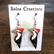 Pileated Woodpecker Balsa Earrings Online