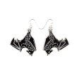 Hanging Bat Earrings For Cheap