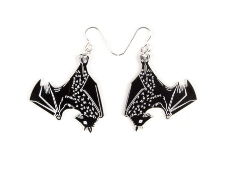 Hanging Bat Earrings For Cheap