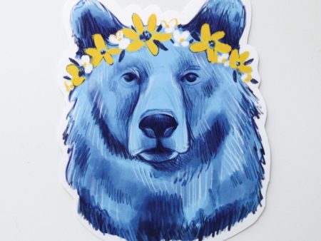 Grizelda Bear Vinyl Sticker Sale