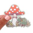 Toad & Mushroom Vinyl Sticker For Cheap