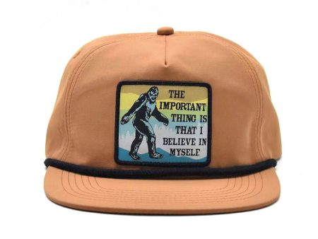 Bigfoot Believe Rope Hat (Camel Brown) For Cheap