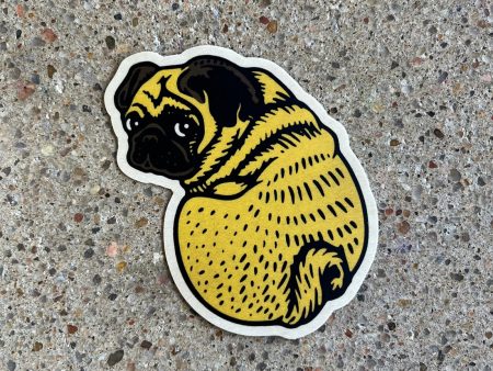 Snuggle Pug Sticker Online