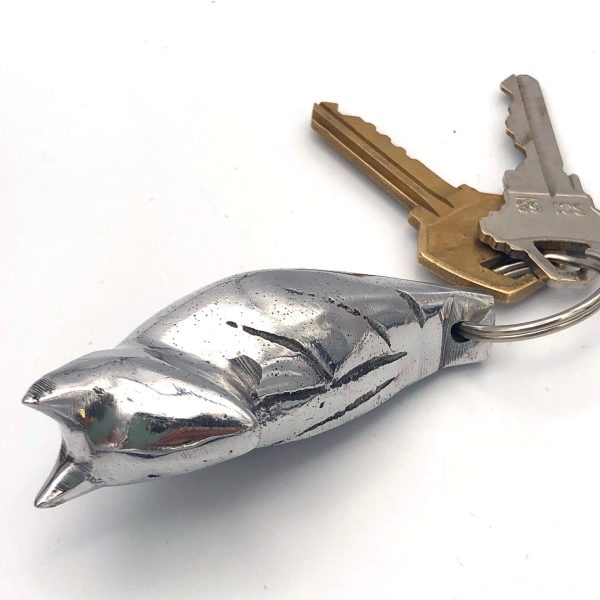 Recycled Aluminum Bat Keychain on Sale