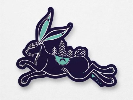 Hare Vinyl Sticker Fashion