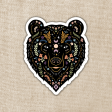 Magical Boho Bear Face Vinyl Sticker Discount