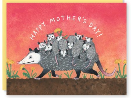 Opossums Mothers Day Card Sale