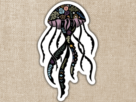 Magical Boho Jellyfish Vinyl Sticker Hot on Sale