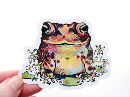 Herbie the Toad Vinyl Sticker Discount