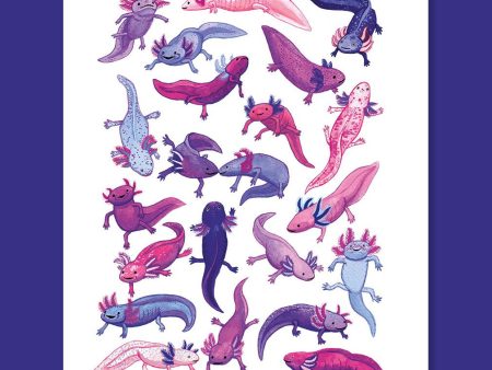 A Lotta Axolotl Print (8x10) Online Hot Sale