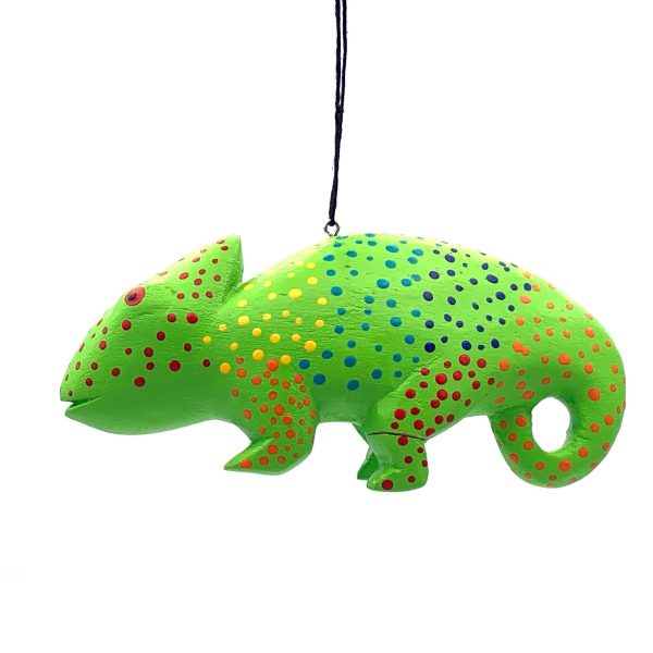 Chameleon Balsa Ornament Discount