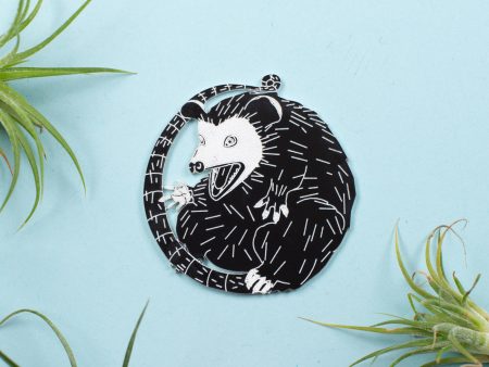 Opossum Large Acrylic Pin Cheap