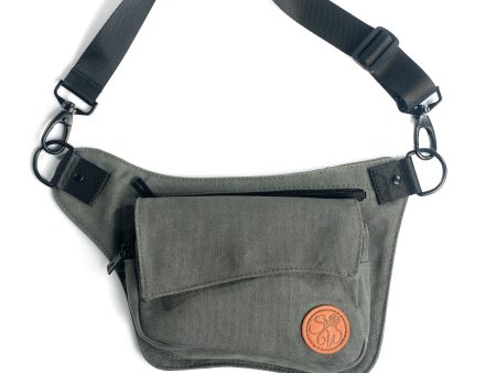 Foliage Green Hip Bag Discount