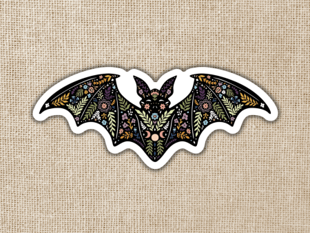 Magical Boho Bat Vinyl Sticker Online now