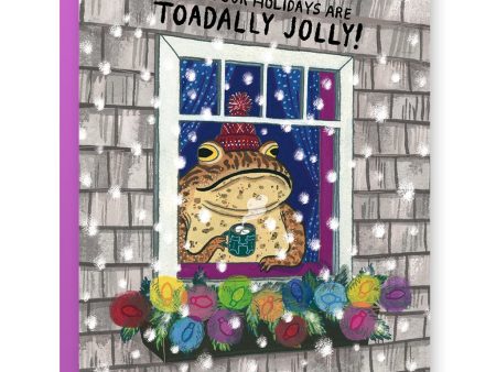 Holiday Toad Greeting Card Hot on Sale