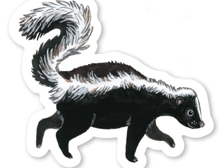 Happy Little Skunk Vinyl Sticker Fashion